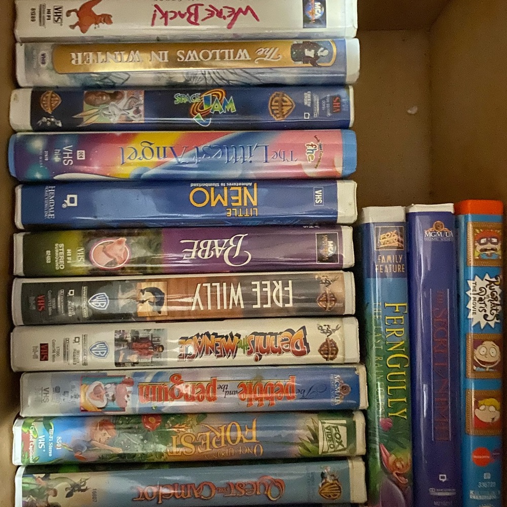 Collection of VHS Tapes